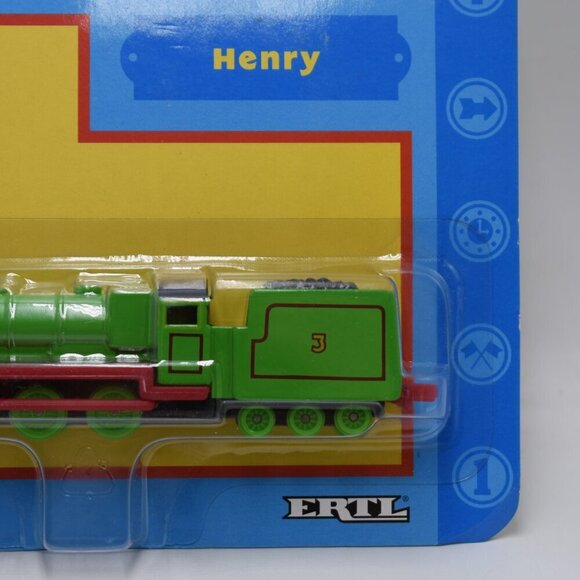 Henry 3 Green Diecast ERTL 2001 Thomas & Friends Gullane Die Cast Engine Train - Picture 4 of 12